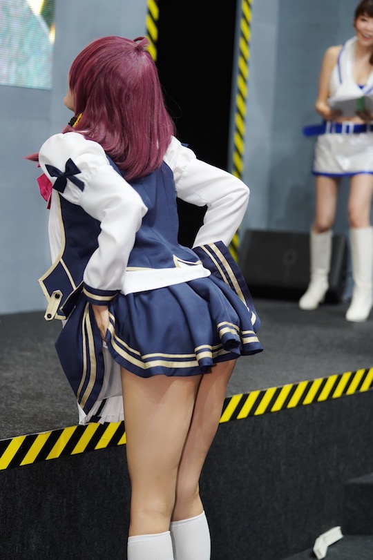 Cosplayer Miyu Inamori Delights Crowds At Tokyo Game Show 2018 By Showing Off Her Panties