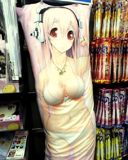 Anime Sex Pillow - Super Sonico 3D giant breasts hug pillow â€“ Tokyo Kinky Sex ...