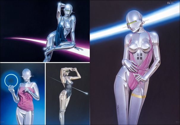 606px x 420px - Fetish artist Hajime Sorayama creates ultimate sexy female ...