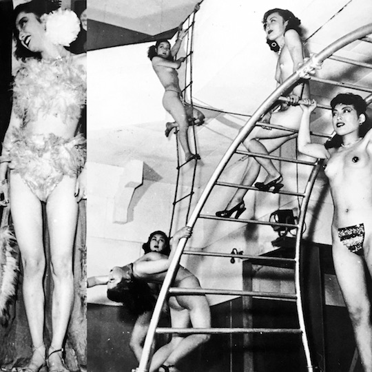 1950s Japanese Porn - Vintage Japanese postwar strippers from kasutori culture ...