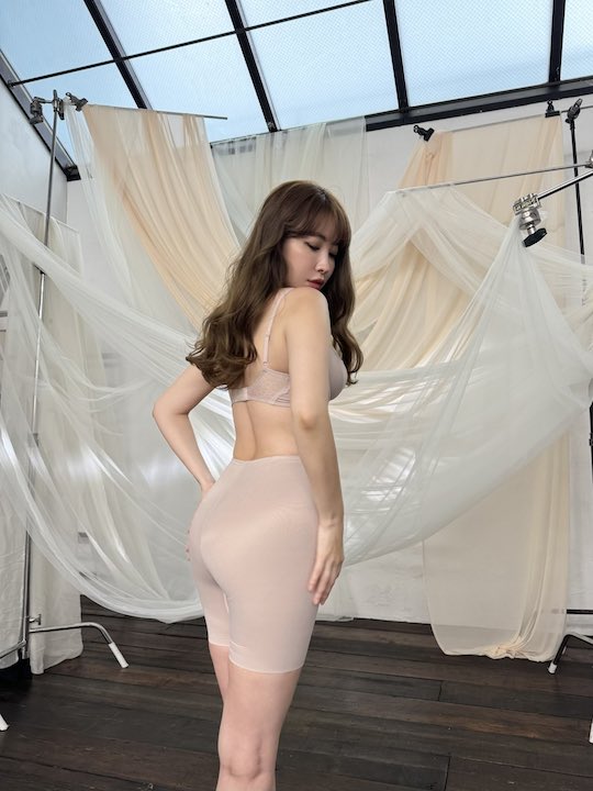 haruna kojima lingerie brand sexy pantyhose body japanese fashion model