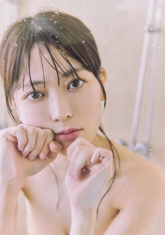 renka iwamoto nogizaka46 idol nude naked japanese photobook itazura na kaze mischievous wind