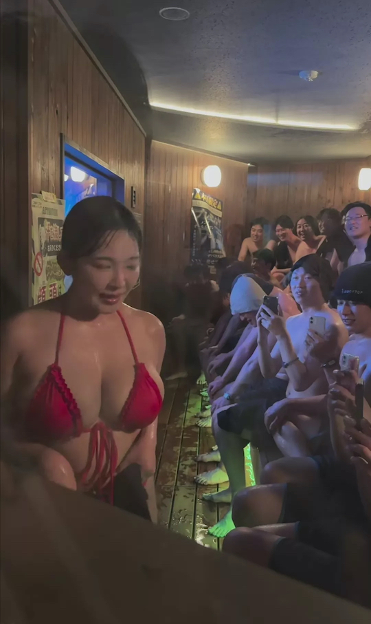 gravure idol gradol jun amaki japanese busty tokyo sauna